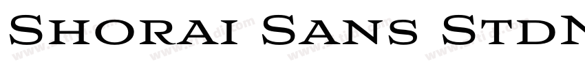 Shorai Sans StdN Bo字体转换